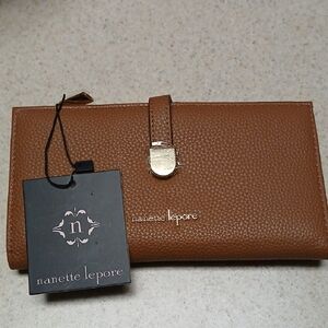 Nanette Lepore Tan Leather Wallet